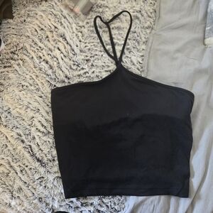 lululemon athletica Black Halter Tank Top